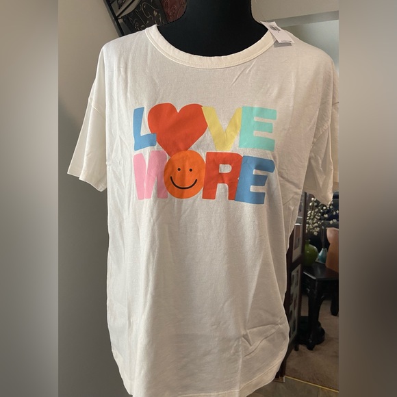 Old Navy Tops - Old Navy - LOVE MORE Graphic T-Shirt (NWT)